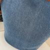 DenimTote Bag Women Fashion Shoulder Bag Casual Daily Use Structured Handbag