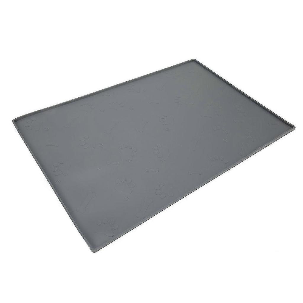 Pet Feeding Mat Prevent Spill Washable Dishwasher Safe Slip Proof Silicone Large Dog Placemat for Wa