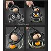 1Pc Egg Cracker Egg Separator Stainless Steel Handheld Egg Opener with Egg Yolk White Separator Eggshell Cutter Egg CrackingTool