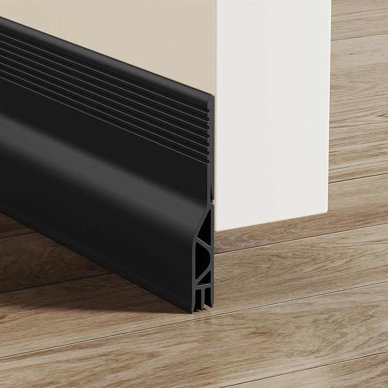 

Door Gap Sealing Strip TPE Soundproof Windproof Door Bottom Water Barrier Strip Self Adhesive Door Bottom Special Filling Strip 1m чорний