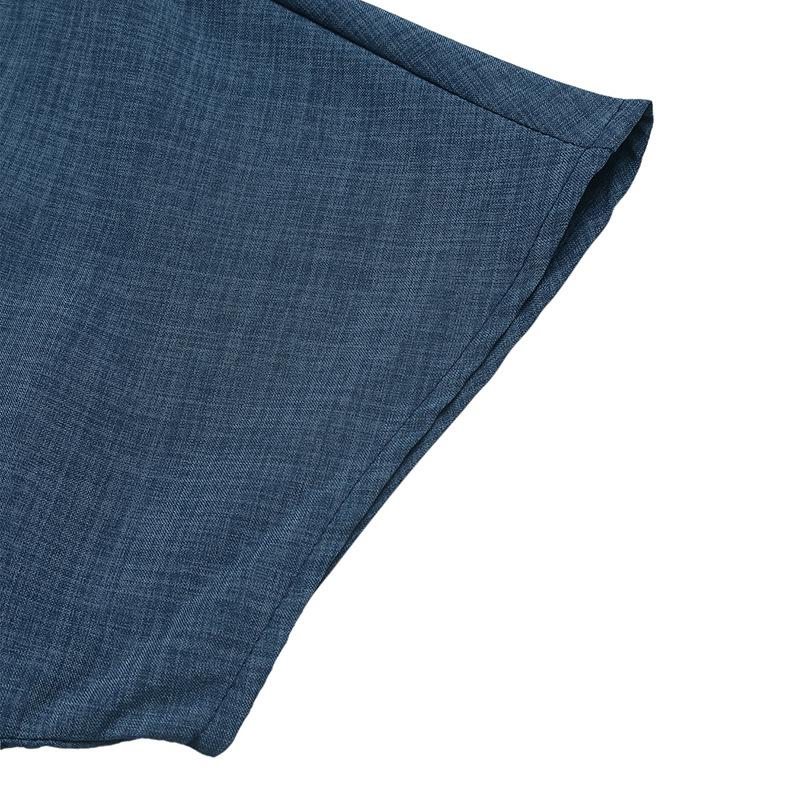 TikTok 2026 Casual V-neck Faux Denim Blue Waist-cinching Jumpsuit