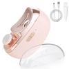 SNOWIE SOFT® Elektrisk Nagelklippare med LED-ljus, USB 2-i-1 Elektrisk Nagelklippare och Fil med 2 Hastigheter Stänkskyddad Trimmer Säker för Baby, Vuxen