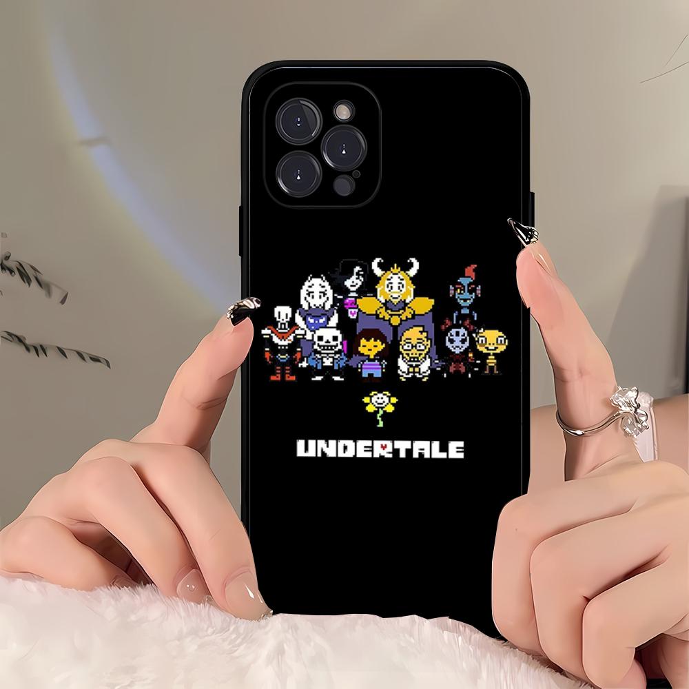 U-Undertale Phone Case For iPhone 16 15 14 11 12 13 Mini Pro XS Max Cover 6 7 8 Plus X Funda Shell