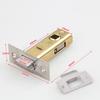 Brass Door Latch Polished Brass Tubular Latch Radius Shaped Tubular Latch Built-in Face Plate Compatible With Backplate
