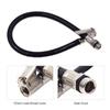 Black Tire Inflator Hose Tyre Hose Portable Air Compressor Pipe Rubber Air Rubber Hose For Car Motorbike