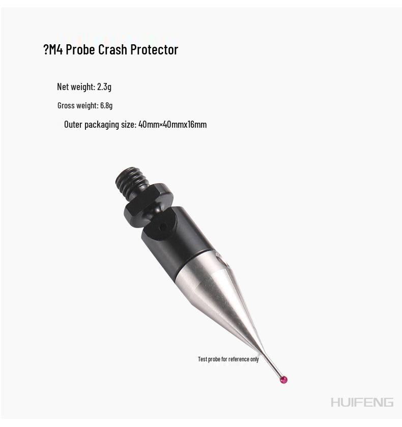 M4 3D Probe Collision Avoidance Rod for CNC Tool Measurement