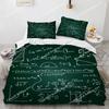 Mathematical Formula Duvet Cover Set King Queen Full Size microfiber Bedding Set for Kids Teens Comforter Cover with Pillowcase