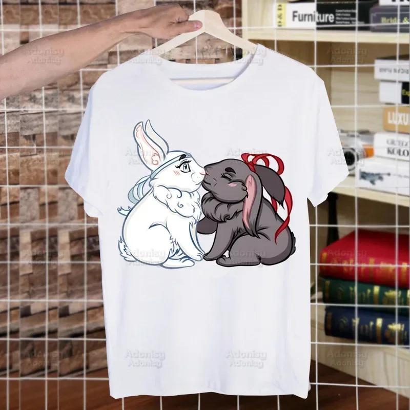 

Mo Dao Zu Shi The Untamed Harajuku Man T Shirts Lan WangJi Wei Wu Xian Tees Shirt Tops Short-Sleeved Aesthetic Anime T Shirt 4XL