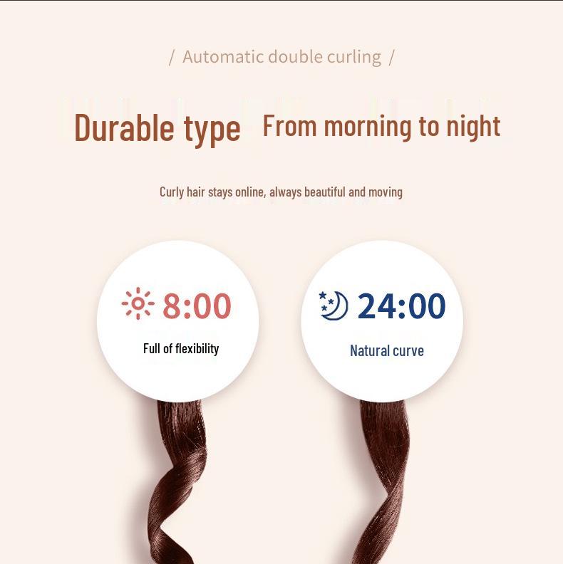 Wireless Automatic Rotating Curling Iron with LCD Display