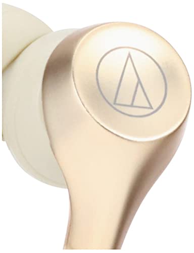 Audio-Technica ATH-CKS550XiS CG Earphones Wired for Smartphones Canal Type Heavy Bass High Resolution Sound Source Compatible Champagne Gold