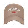 Unisex Baseball Cap Morocco EST Independence Day Wild Sun Shade Peaked Adjustable Outdoor Caps for Unisex Women