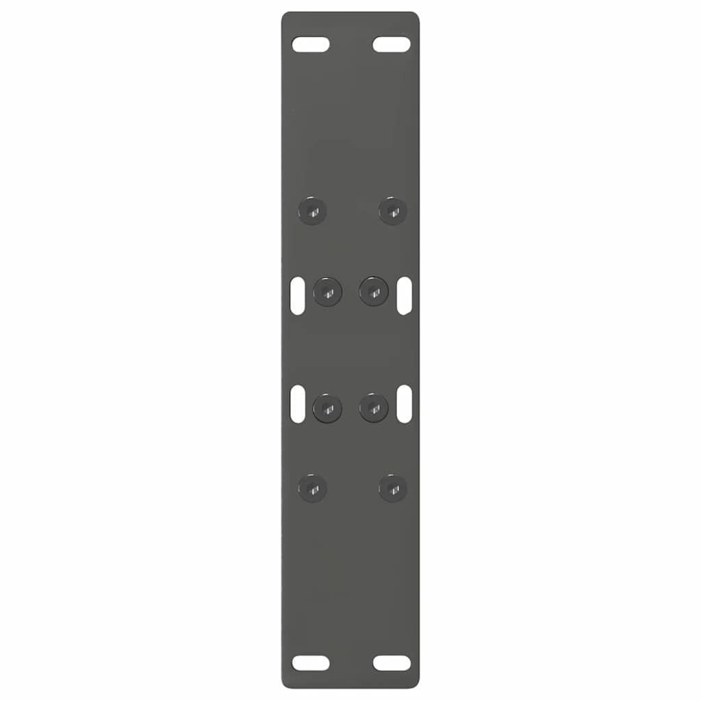 Vidaxl Coffee Table Legs, 2 Pcs, Anthracite, 38X(42-43) Cm, Steel