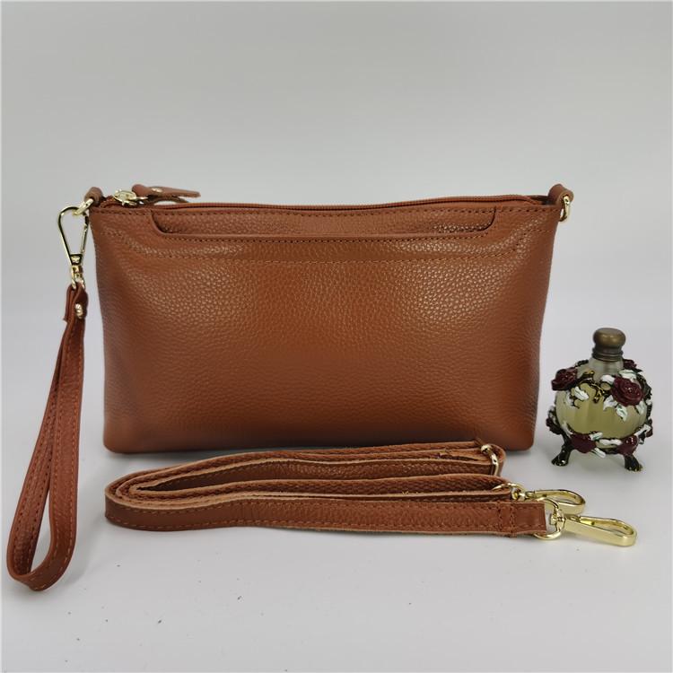 Genuine Cowhide Women's Handheld Clutch Crossbody Bag - 2025 New Casual Versatile Design
