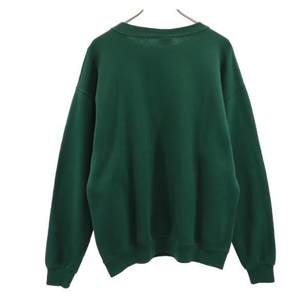 GARMENT GRAPHICS 90s Made in USA Long sleeve sweat trainer L Back brushed Men's Used