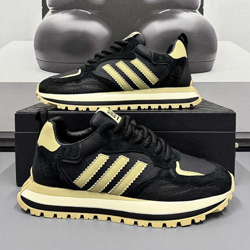 Men's shoes are popular in autumn, teenagers are versatile, trendy casual shoes, men's thick-soled wear-resistant and waterproof dad shoes are trendy.