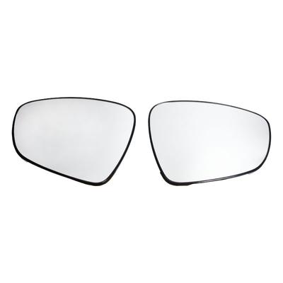 Left/Right Side White Heated Wing Mirror Glass Wide Angle Rearview Mirror For Peugeot 408 2013