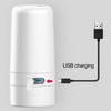 1 Set 200ML Nasal Washer with Water Tank High Frequency USB Charging Rotatable Head 3 Gears Impulse Type Nose Washer Daily Use