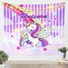 Castle Fairy Rainbow Tapestry Colorful Gradient Tapestries Art Home Decoration Bedroom Decor Living Room Door Starry SkyTapestry