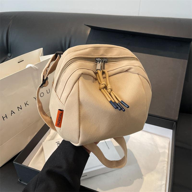 Crossbody Bag Women's Versatile Solid Color Simple Fashion Shell Bag 2025 New Trendy Cool Korean Version Large-capacity Shoulder Bag
