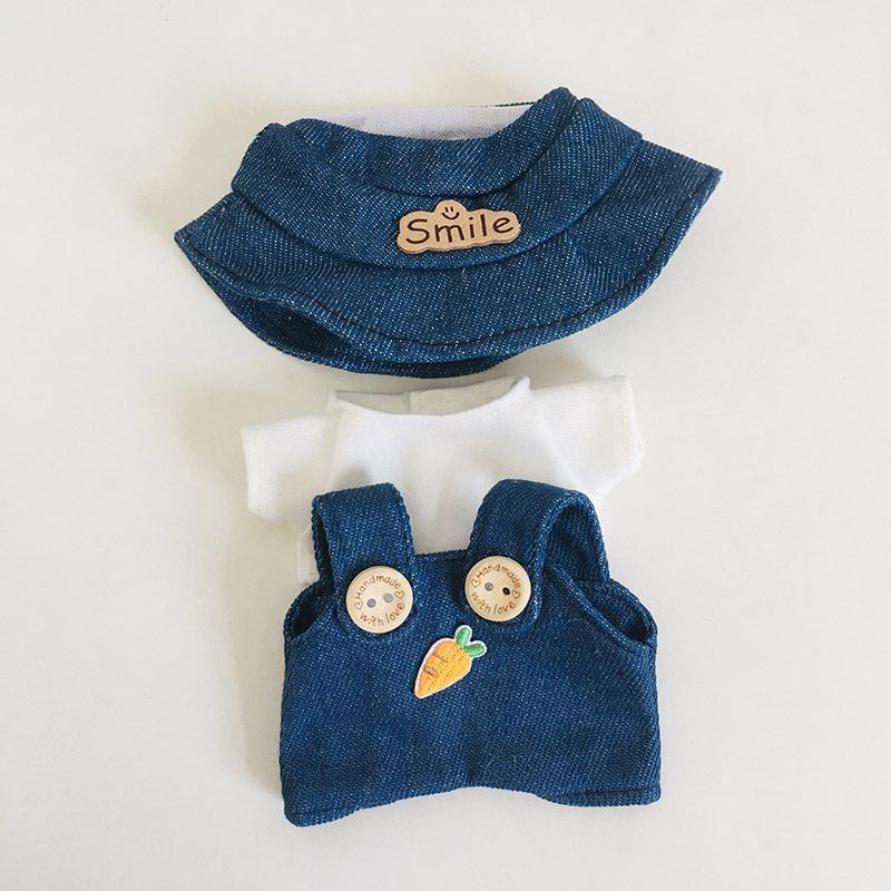 בגדי בובת קטיפה ויניל חמודה 17 ס"מ קופסה עיוורת - תליון LaBuBu שמלת אביזרים