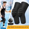 Custom EVA Thick Knee Pads Basketball Knee Pads Breathable Lightweight Polyester Hexagon Protective Gear with Elastic Support