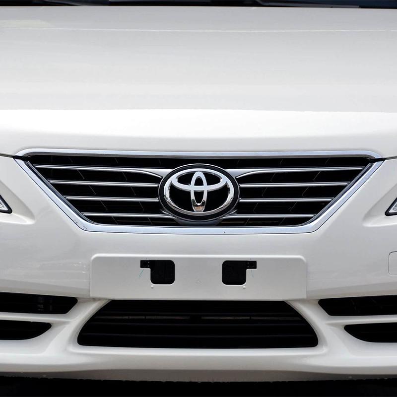 LGPE6 3D Car Front Rear Emblem Badge Grille & Trunk Sticker for Toyota Corolla Camry Reiz Highlander Exterior Modification Accessories