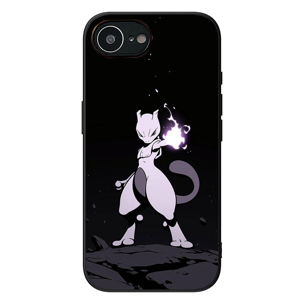P-Pokemons Charmander P-Pikachus Mewtwo Cover for Apple iPhone 17 16 11 Pro XS Max XR 6 7 8 Plus 16E SE 2020 Air 5 SE2 Case