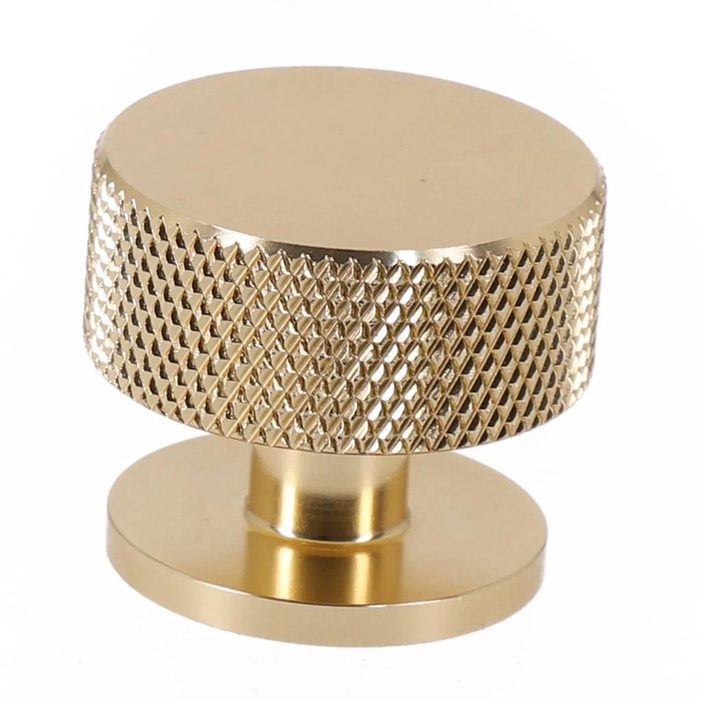 Cabinet Handle Drawer Knob Kitchen Cupboard Door Drawer Pull Handle Aluminium Circular Wardrobe Furniture Hardware Knobs