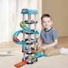 Car Parking Garage Toy  Interactive Vehicle Racing Car Ramp Assembly Game Preschool Educational Traffic Toys for Children