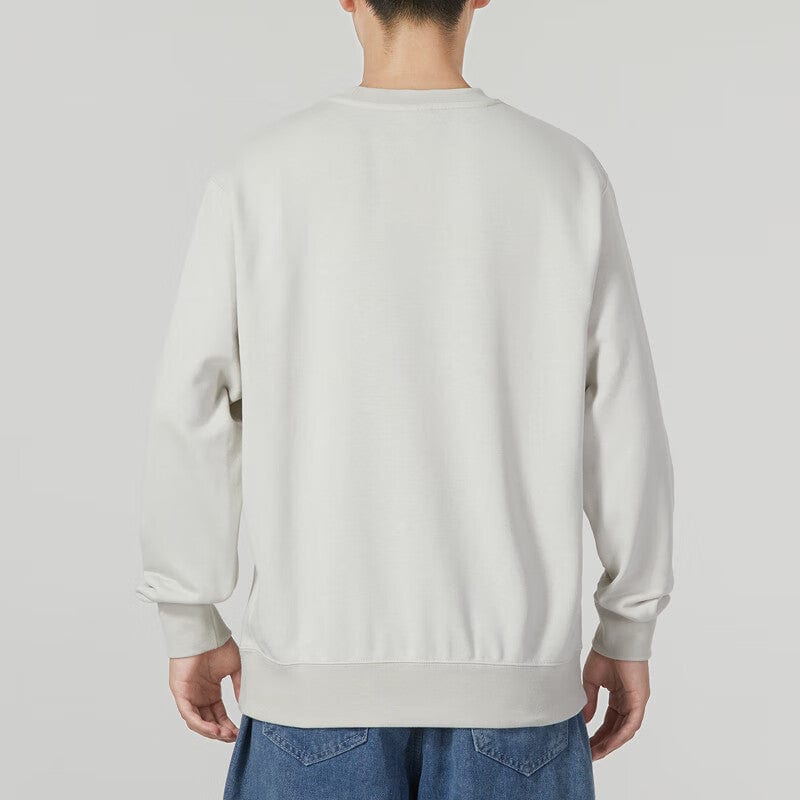 Nike Sweatshirts Men's Gray Crew Neck Moderate Regular BV2667-072