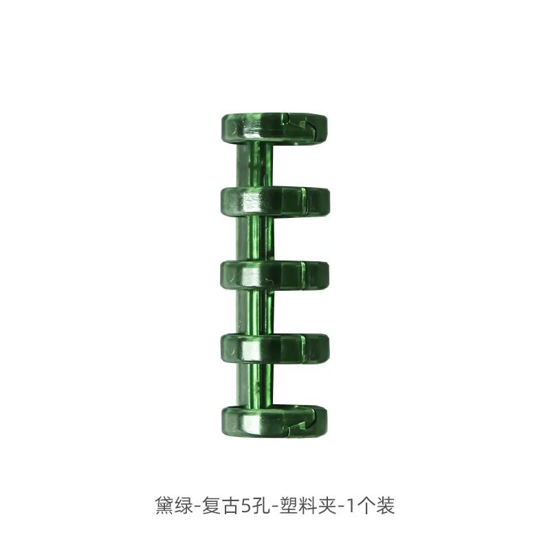 5 Holes Loose-leaf Binder Ring Notebook Spring Spiral Rings Binder Strip Buckle Clip Binding Clip School Supplies Stationery