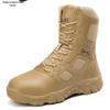 2022 Men's Waterproof Military Tactical High-Top Boots: Breathable Steel Toe Outdoor Footwear