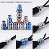 Titanium Alloy TC4 Knife Beads 10 Styles Paracord Rope Knife Beads  EDC Multi Tools