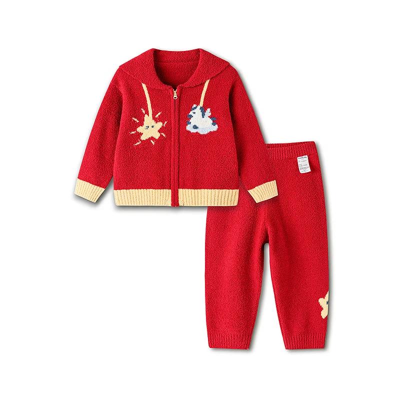 Balabala Kids 2026 Spring Half-Velvet Homewear Set 140
