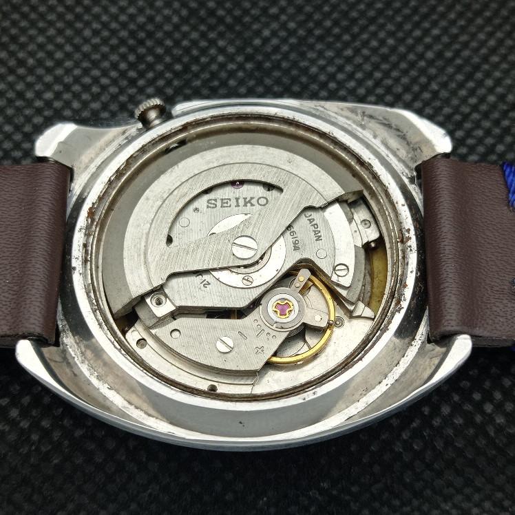 UŻYWANY RZADKI WINTAGE SEIKO 5 AUTO 6619A JAPOŃSKI MĘSKI ORYGINALNY ZEGAREK Z TARCZĄ a413529-2 SKU621b-a413529