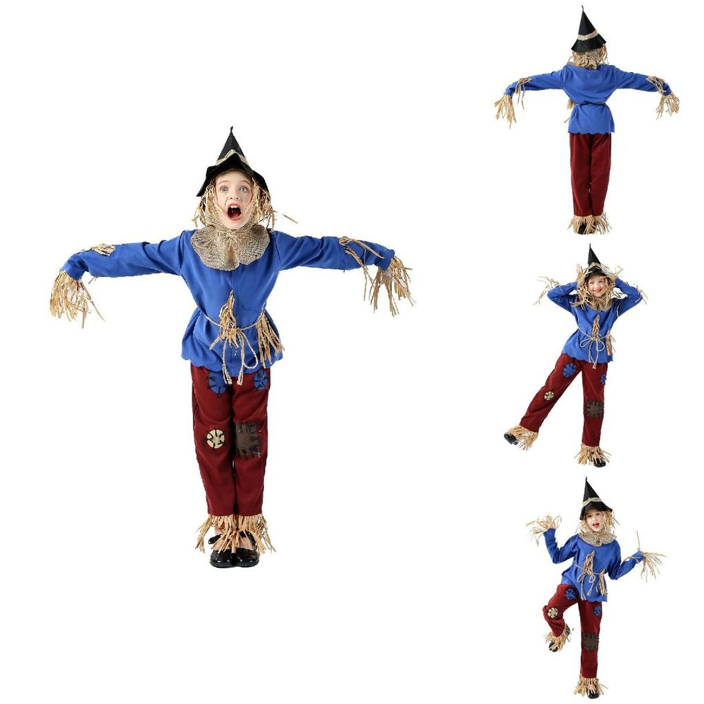 Halloween Costume Children Cosplay Wizard Of Oz Lion Tamer Plush Velvet For Kids