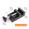 Mini Flat Clamp 57mm Flat Bench Vise Multifunction Bench Clamp Mini Drill Press Vice Tool for DIY