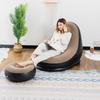 Thicker Inflatable Recliner with Footrest - Outdoor Portable Lazy Sofa