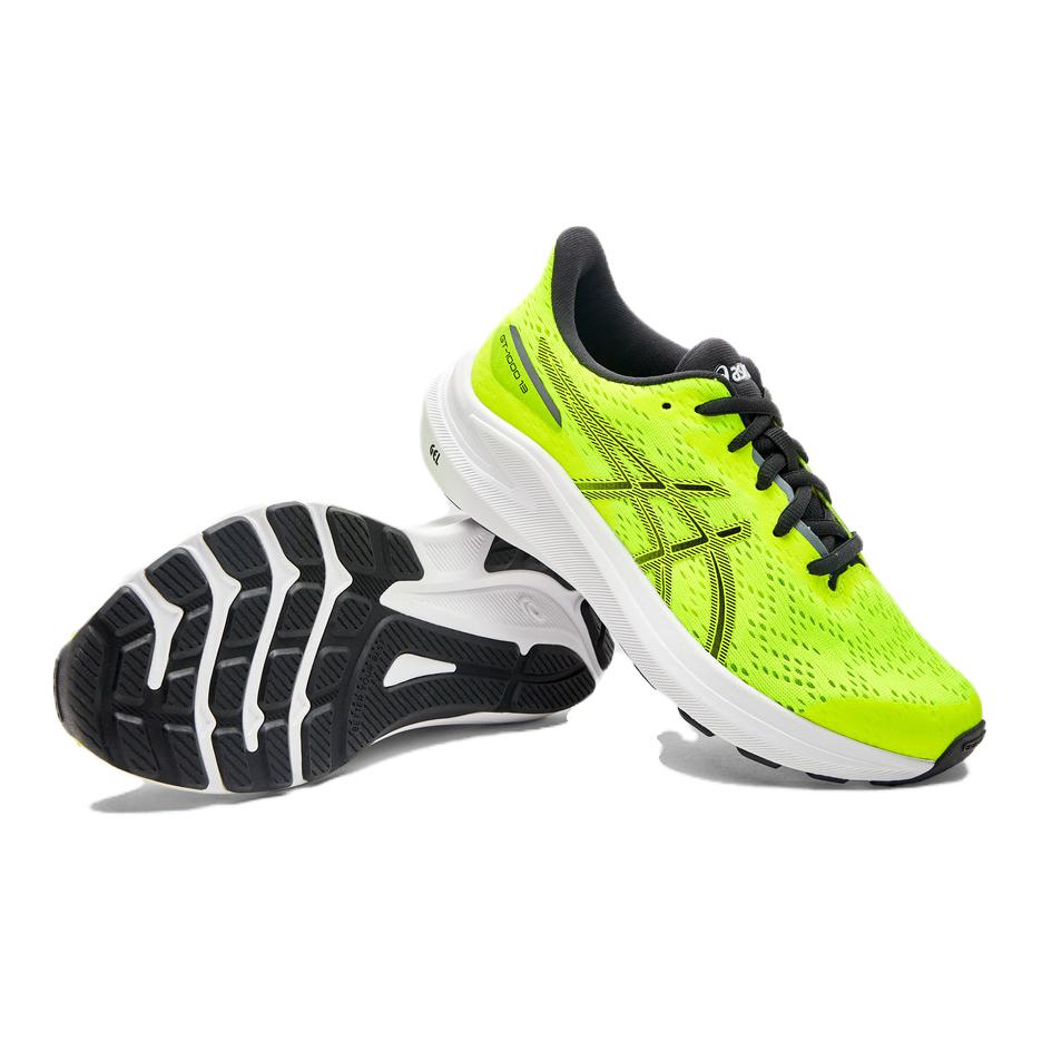 Asics GT 1000 13 GS Safety Yellow Kids Sneakers Black 1014A343-750