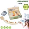 Children's Wooden Cash Register Educational Puzzle Playset