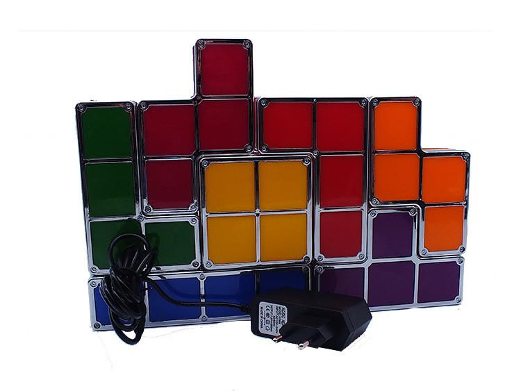 

Block Tetris Stacking Night Lamp With Flashing Led Light For Teen Bedroom Decor EU