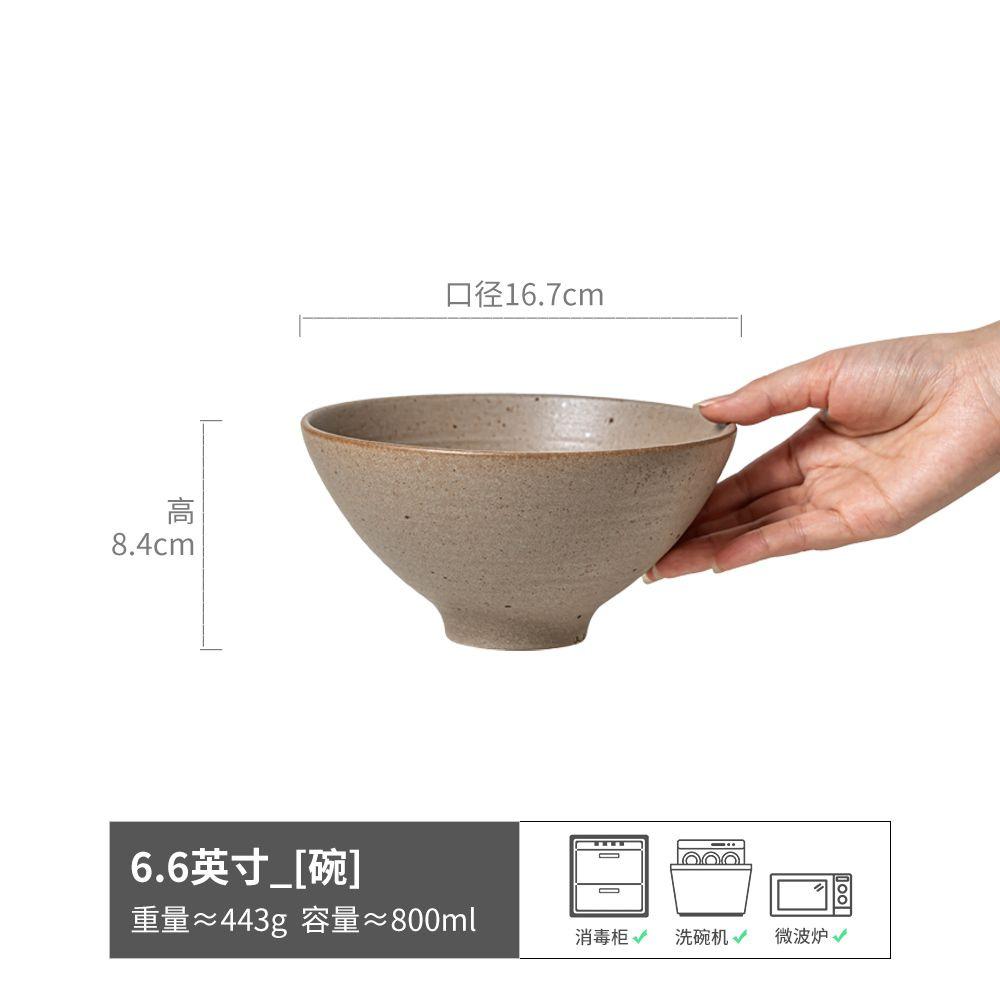 Creative Retro Style Hat Bowl Large Collection Ceramic Ramen Bowl Household High Foot Anti-Scalding Soup Bowl Vegetable Bowl Tableware