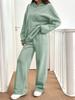 2-Piece Women's Casual Warm Lined Hoodie & Pants Set - Autumn/Winter Sportswear