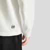 Skechers Solid Color Outdoor Casual Sports Crew Neck Pullover Long Sleeve T-Shirt Men Tops White P424M193-0074