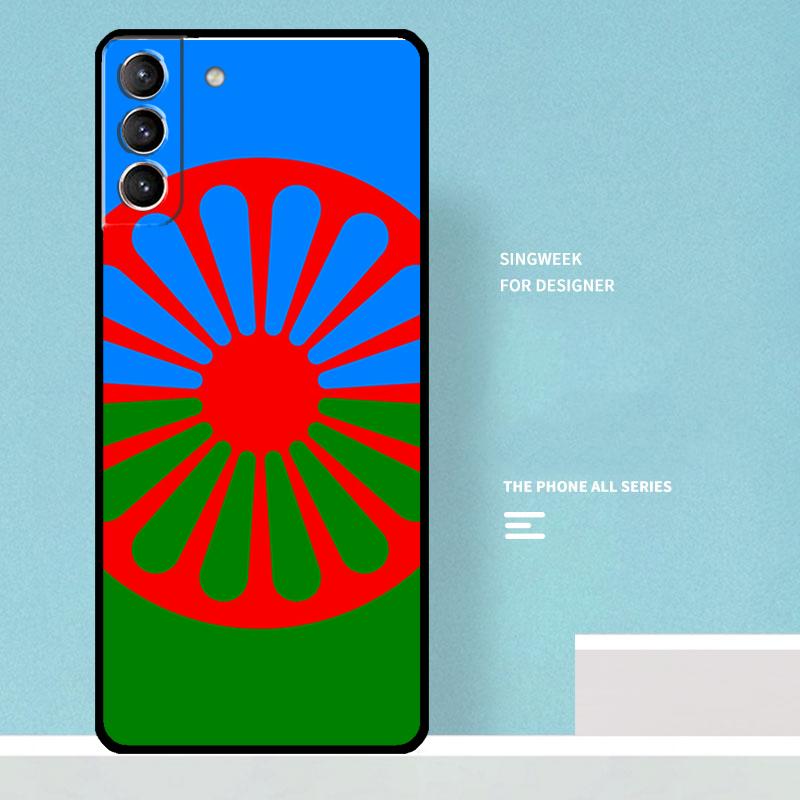 

Gypsy Aromanian Romani Flag Case For Samsung Galaxy S25 Ultra S20 S21 S22 S23 S24 Ultra S9 S10 Plus S25 FE Phone Cover Galaxy S24