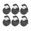 6PCS Kids Hand Grenades Toy with   Sound Light Effect Role Playing Props Fake Grenade Toy