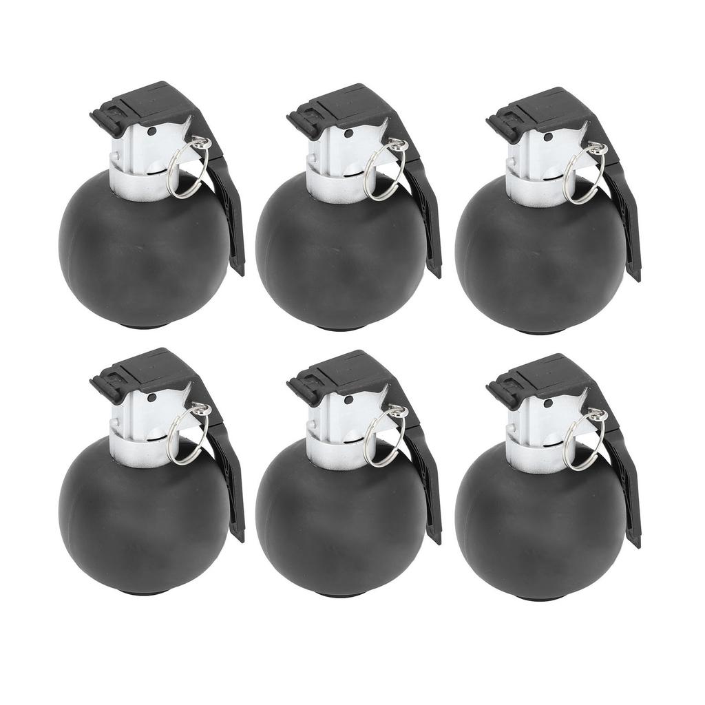 6PCS Kids Hand Grenades Toy with   Sound Light Effect Role Playing Props Fake Grenade Toy