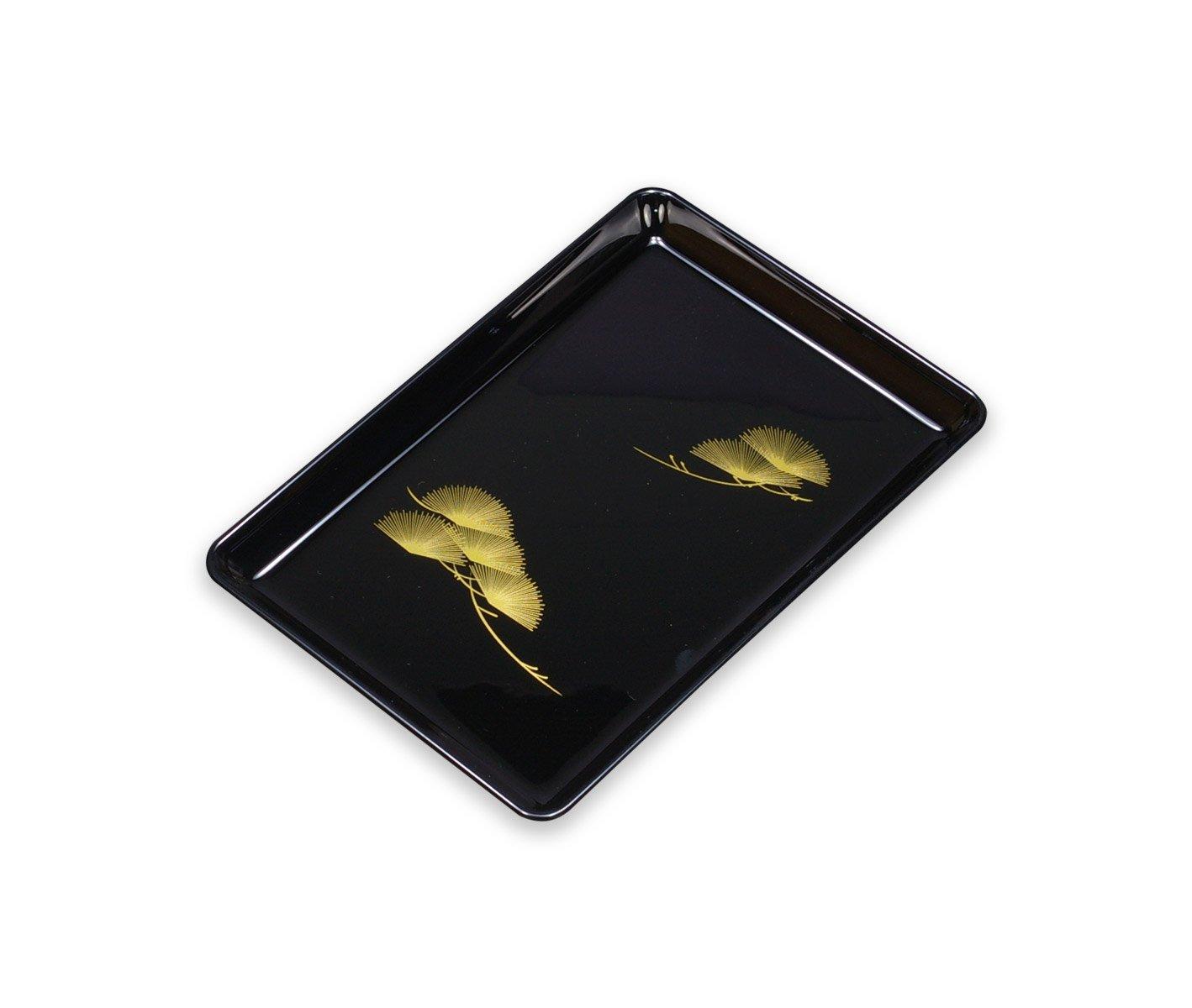 

Hiroshi Kobo Stamp Tray, 7 inches (21cm), Black Pine, for Obon, offerings, celebratory gifts, business cards, and other ceremonial occasions. Perfect