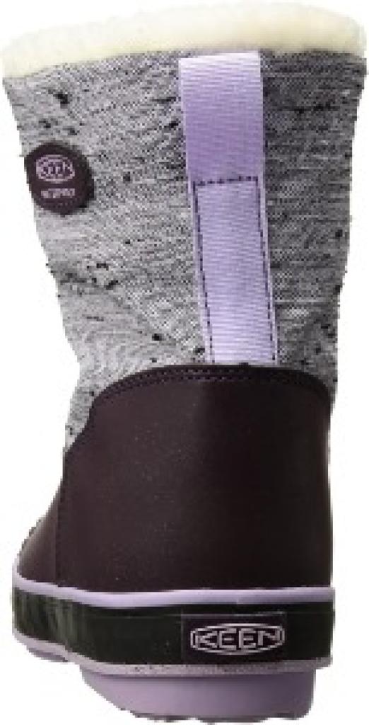KEEN ELSA L BOOT WP Kids Waterproof Winter Boots (PLUM/LILAC PASTEL, 18.5 Cm, Footwear)