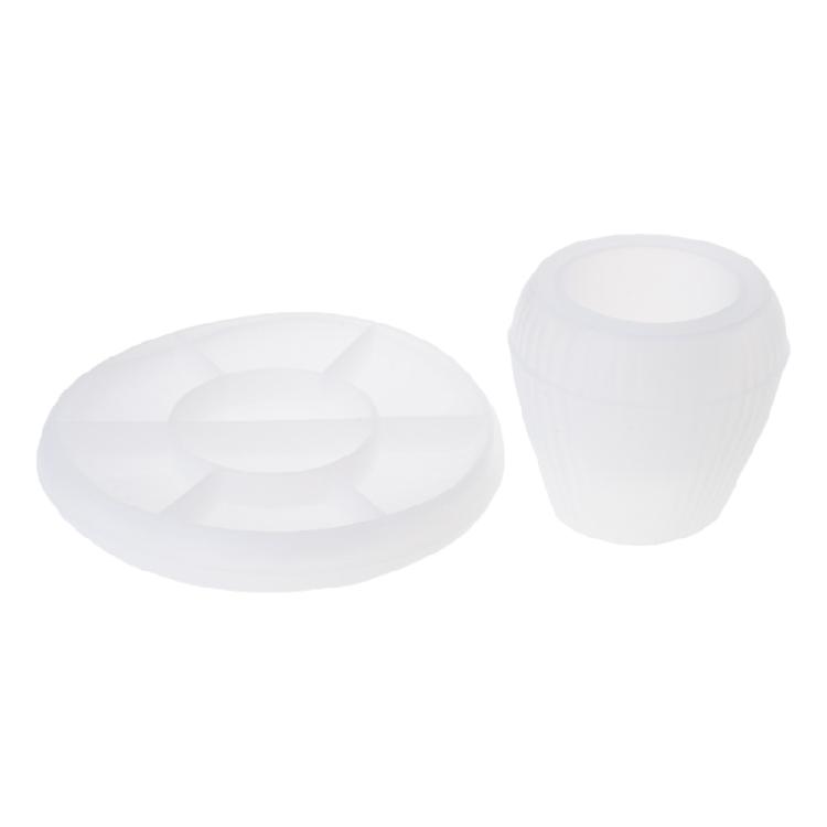 

Multi Purpose Silicone Mushroom Mold For Creative Handmade Projects Vase Storage Jar Decorative Tray Craft Tool 1